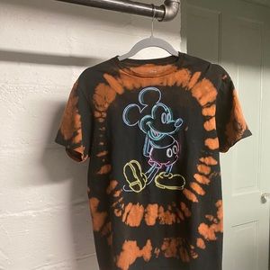 Mickey Mouse Neon Custom Dye Tee